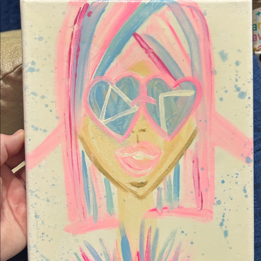 Delta Gamma sorority canvas